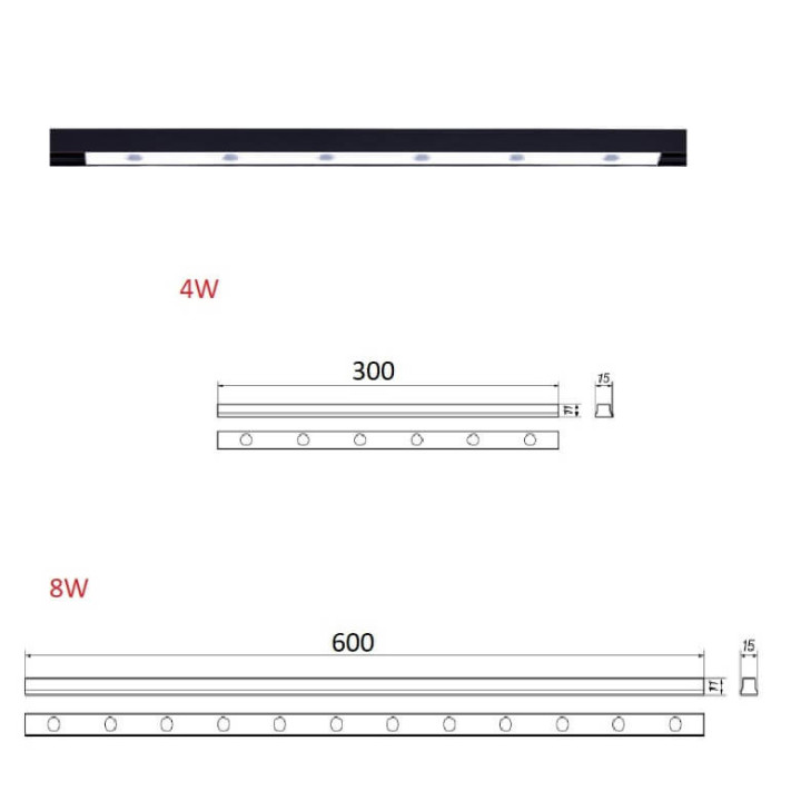 OXYLED MICROLINE DOT6, DOT12 LED lamp 702598, 702574