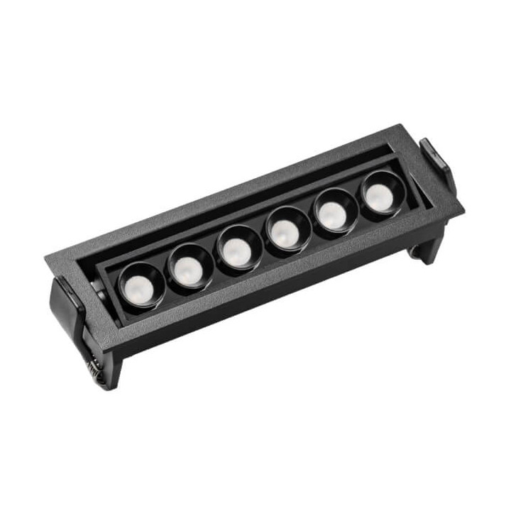OXYLED ARCHI wall washer 8W, recessed LED 3000K, 4000K black, white