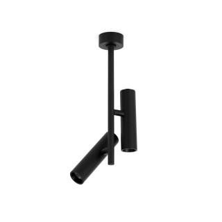 OXYLED BIVIO DUE 2x8W surface lamp LED black, white 3000K or 4000K