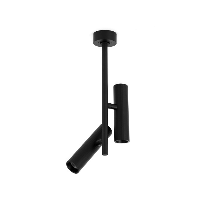 OXYLED BIVIO DUE 2x8W surface lamp LED black, white 3000K or 4000K