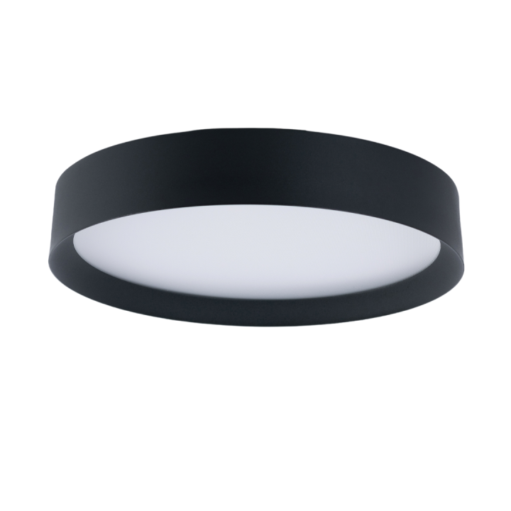 OXYLED VIANA plafon LED biały, czarny 3000K