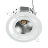 CLEONI Ami recessed luminaire white, black, silver IP20