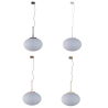 CLEONI Ovo single hanging lamp with a glass shade, E27 bulb
