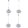 CLEONI Ovo single hanging lamp with a glass shade, E27 bulb