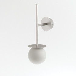 CLEONI Cotton TR1 wall lamp made of steel, G9 bulb