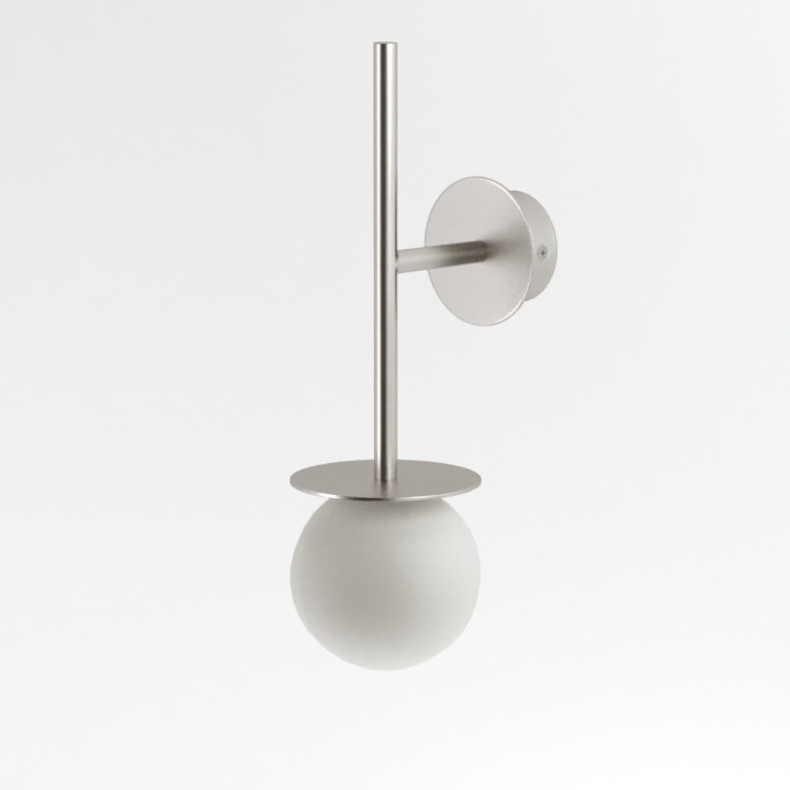 CLEONI Cotton TR1 wall lamp made of steel, G9 bulb
