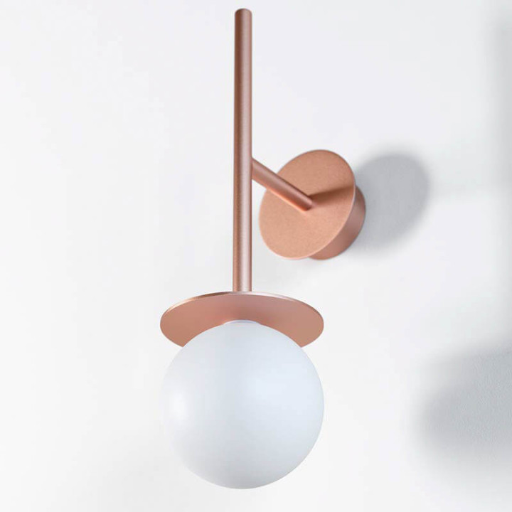 CLEONI Cotton TR1 wall lamp made of steel, G9 bulb