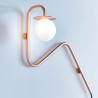 CLEONI Cotton wall lamp LA42 wall lamp, 5 colors to choose from