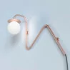 CLEONI Cotton wall lamp LA42 wall lamp, 5 colors to choose from