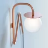 CLEONI Cotton wall lamp LA42 wall lamp, 5 colors to choose from