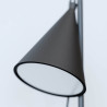CLEONI Rim lampka biurkowa czarna LED 6W