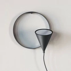 CLEONI Rim wall lamp black IP20