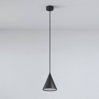 CLEONI Rim D1 lampa wisząca czarna wykonana ze stali IP20