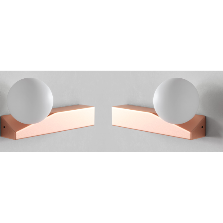 CLEONI Kvarc wall lamp, G9 bulb, 5 colors to choose from