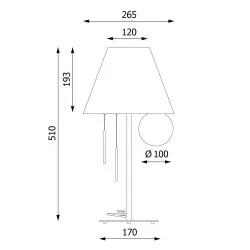 CLEONI Zoria black desk lamp, E27 bulb + LED module 3000K