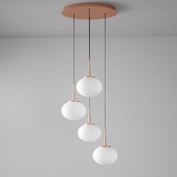 CLEONI OVO PANEL modern hanging lamp 4x E27