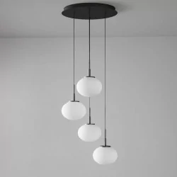 CLEONI OVO PANEL modern hanging lamp 4x E27