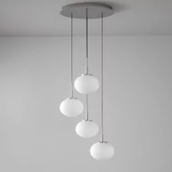 CLEONI OVO PANEL modern hanging lamp 4x E27