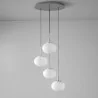 CLEONI OVO PANEL modern hanging lamp 4x E27