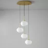 CLEONI OVO PANEL modern hanging lamp 4x E27