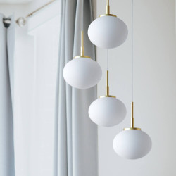 CLEONI OVO PANEL modern hanging lamp 4x E27