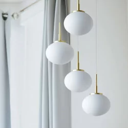 CLEONI OVO PANEL modern hanging lamp 4x E27