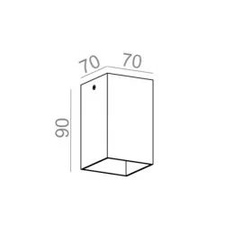 AQFORM QUPET natynkowy 42411-30 chrom