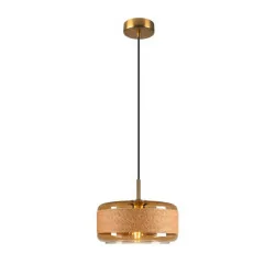 SLV PANTILO ROPE gold, silver hanging lamp, E27 thread