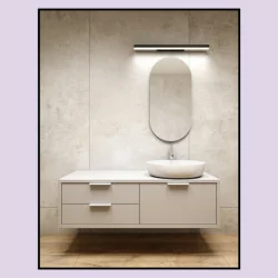 AQFORM SET RAW mini LED hermetic kinkiet nad lustro do łazienki IP44