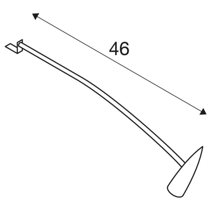 SLV DISPLAY ADL 50 white wall lamp, multi-use IP20