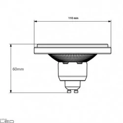 Bulb LED PERFECTCOLOR ES111 SMD GU10 12W 230V