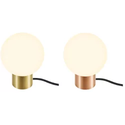 SLV SUN to lampa stołowa G9, elegancki design, miedź/brąz