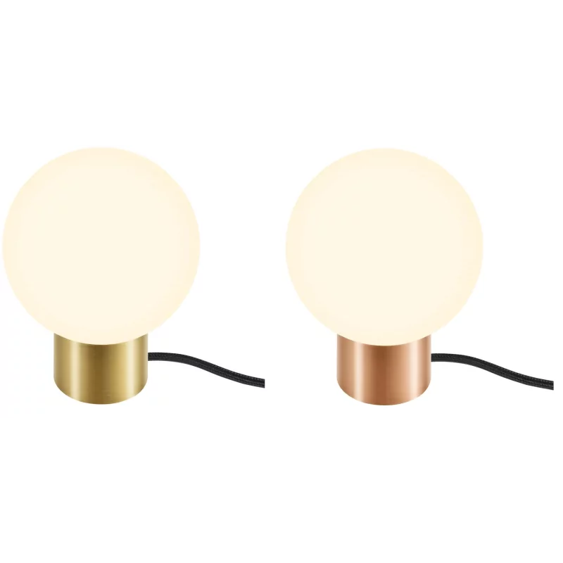 SLV SUN to lampa stołowa G9, elegancki design, miedź/brąz