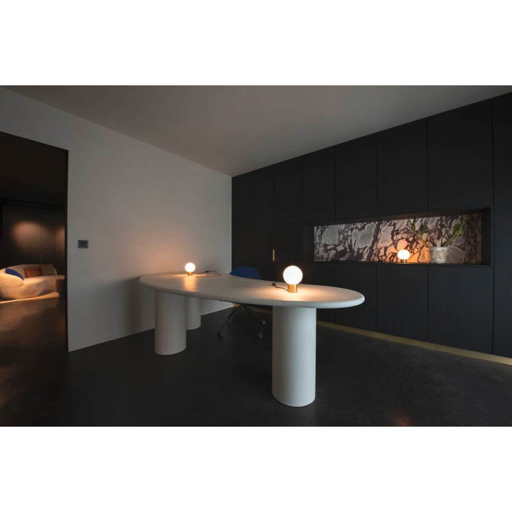 SLV SUN is a G9 table lamp, elegant design, copper/bronze