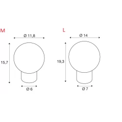 SLV SUN to lampa stołowa G9, elegancki design, miedź/brąz
