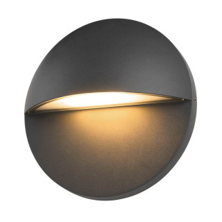 SLV LID II 1007282 is an outdoor LED wall lamp, anthracite, IP65