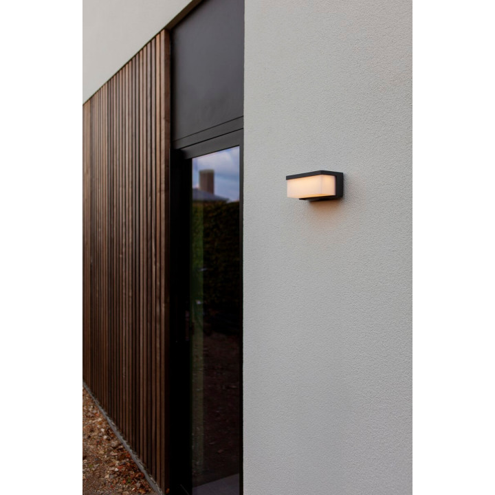 LUTEC ZELNA HYBRID outdoor wall lamp, perfect for the terrace, LED 9W IP44