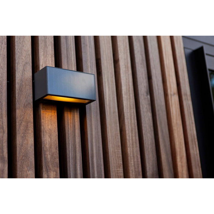 LUTEC INKA HYBRID outdoor LED wall lamp 3000K, perfect for the garden IP44