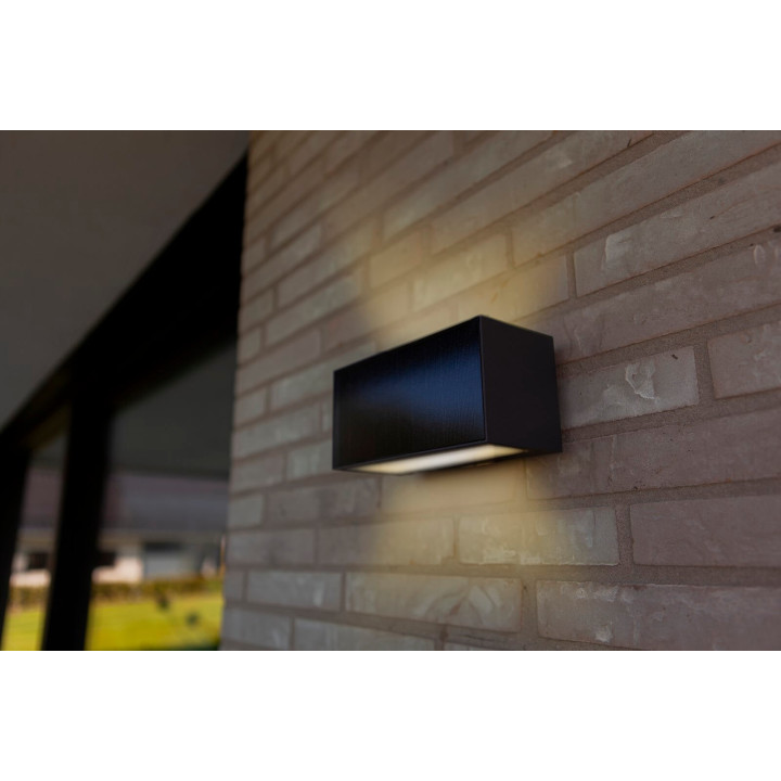LUTEC INKA HYBRID outdoor LED wall lamp 3000K, perfect for the garden IP44