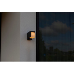 LUTEC PRIMA HYBRID LED outdoor wall lamp, modern design, IP54