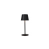 LUTEC ROBLE aluminum table lamp, black light color 3000K IP54