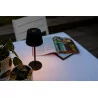 LUTEC ROBLE aluminum table lamp, black light color 3000K IP54