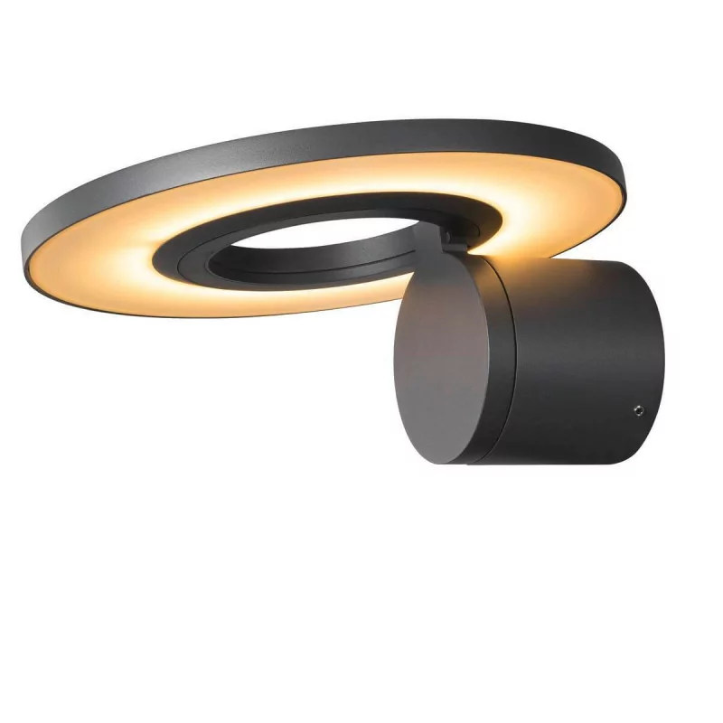 SLV I-RING 1007236 kinkiet LED antracytowy, aluminium, obrotowy, IP65