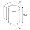 SLV ENOLA OCULUS 1006328 kinkiet aluminium, kolor antracyt IP65