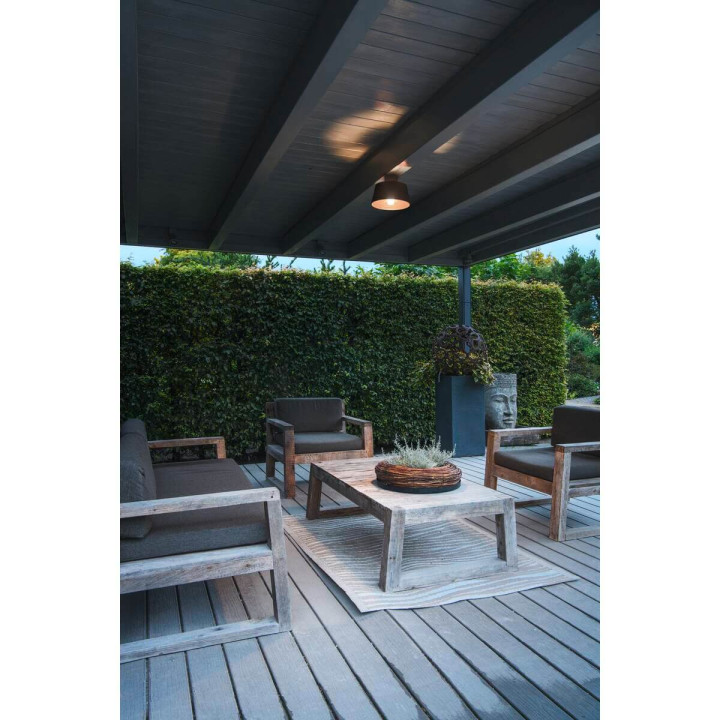 SLV PHOTONI 1007582/6 lampa sufitowa zewnętrzna kolor czarny, rdza