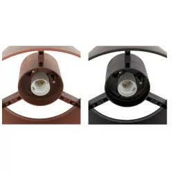 SLV PHOTONI 1007582/6 outdoor ceiling lamp, black, rust