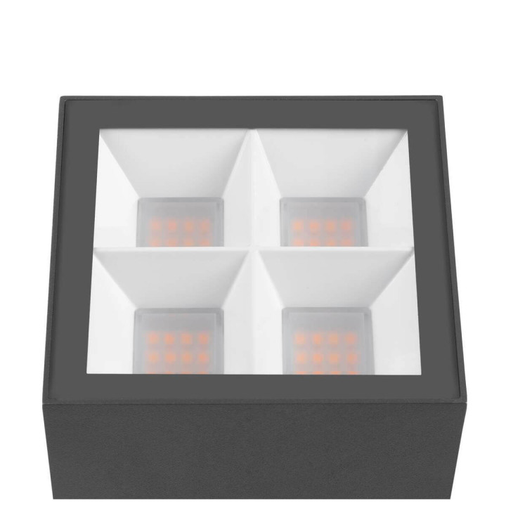 SLV S-CUBE 1007461 lampa sufitowa doskonałe oświetlenie na zewnątrz