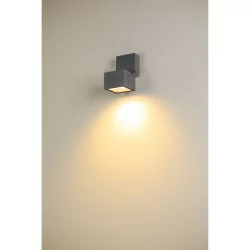 SLV S-CUBE 1007458 outdoor wall lamp IP65 aluminum, 2700/3000K