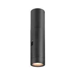 SLV S-TUBE 1007653 outdoor wall lamp IP65, aluminum, black GU10