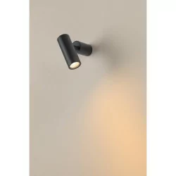 SLV S-TUBE 1007653 outdoor wall lamp IP65, aluminum, black GU10